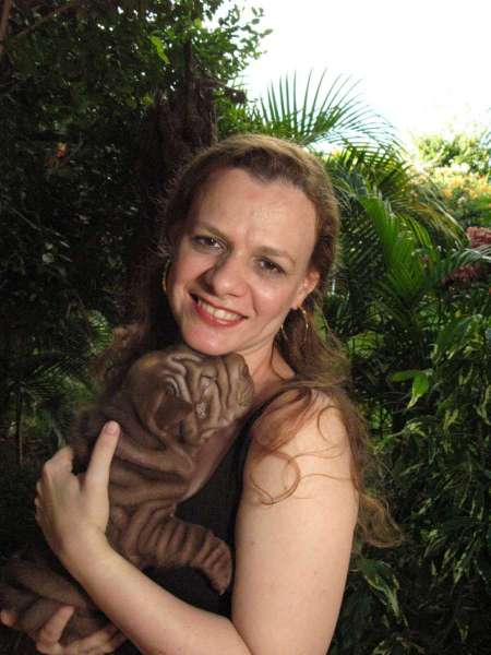 Rosana-e-filhota-chocolate-43-dias-16